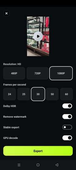 export video filmora