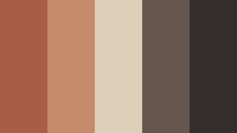 sienna gallery earth tone color color palette with hex codes