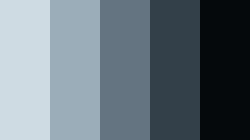 silent submarine deep ice blue gray color palette with hex codes