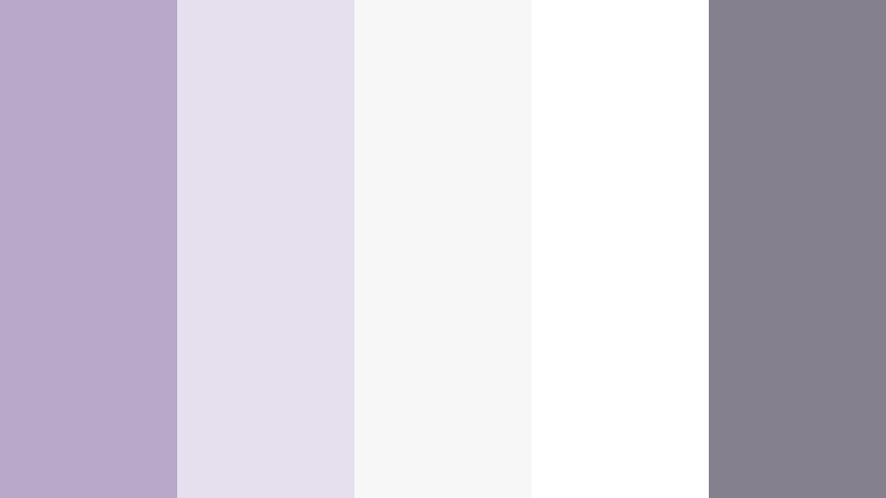 silvered lilac studio lavender and white beauty store color color palette with hex codes