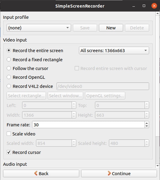 somple screen recorder