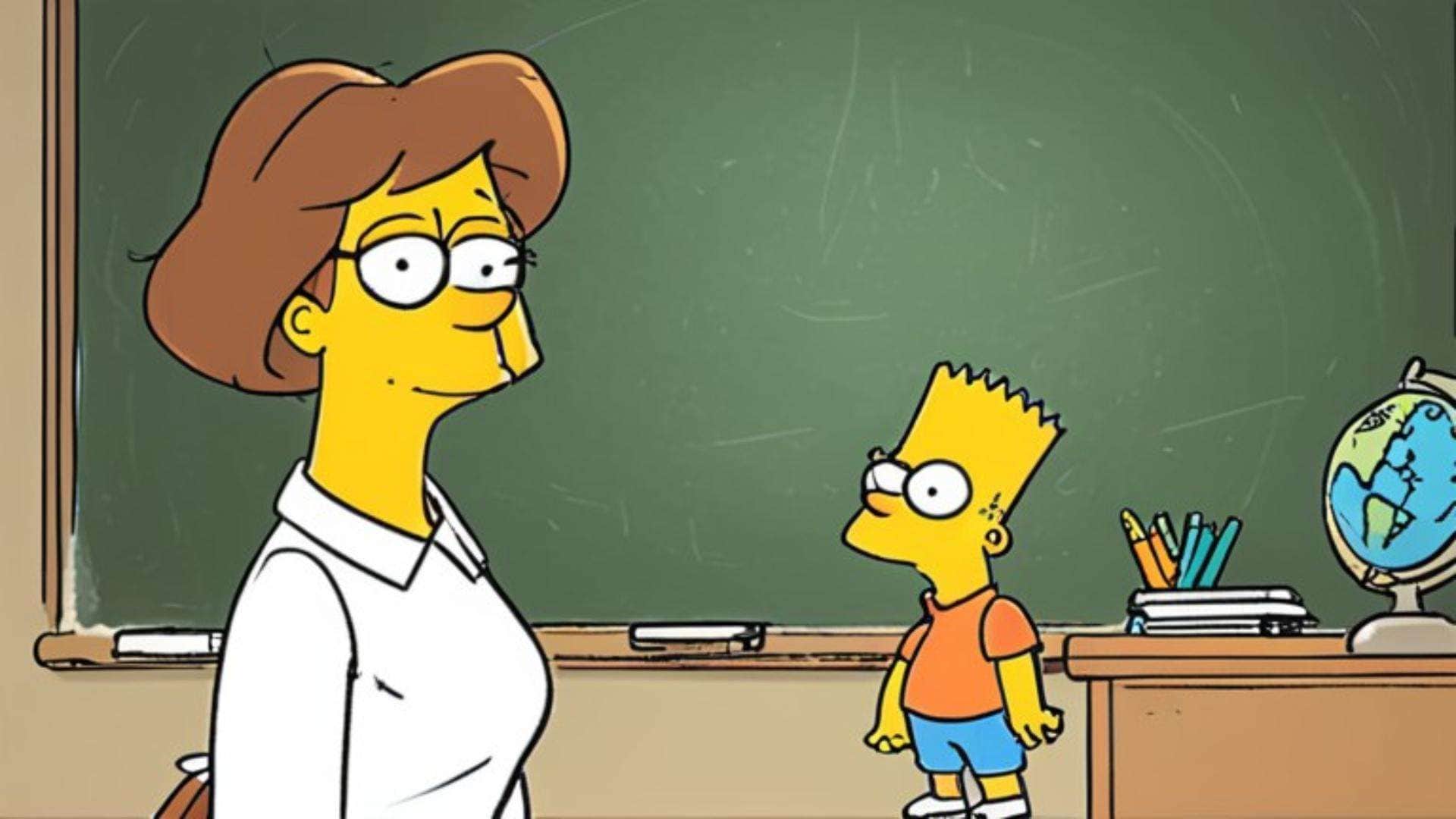 filmora desktop ai generated simpsons mother
