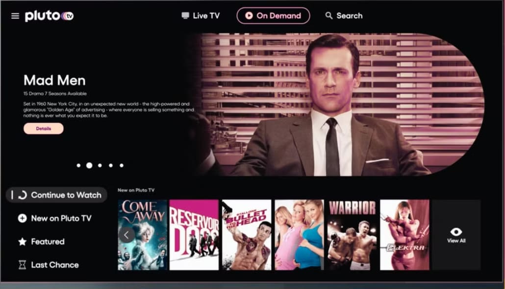 pluto tv sites like netflix