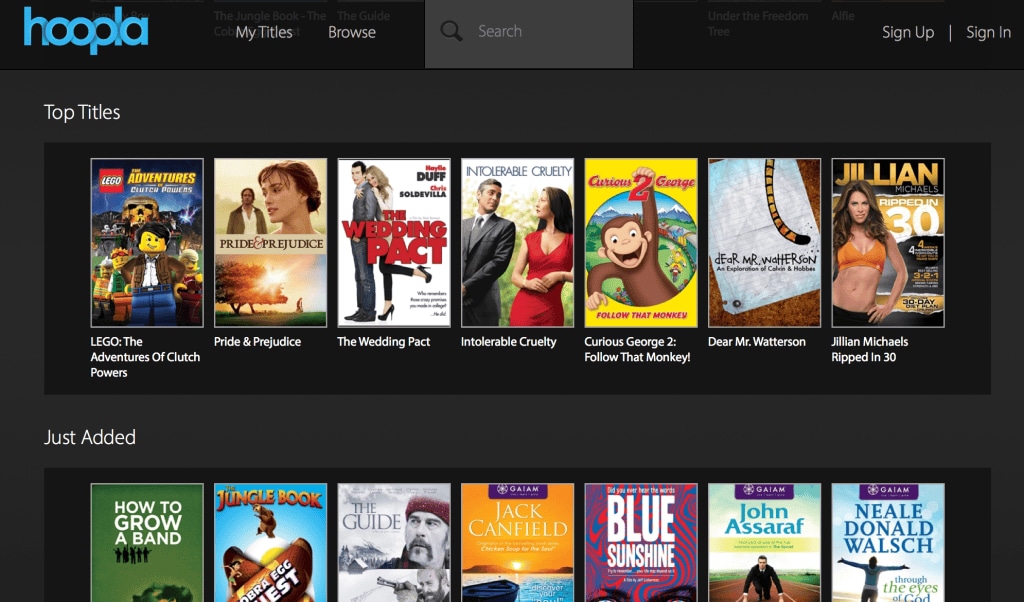 hoopla sites like netflix