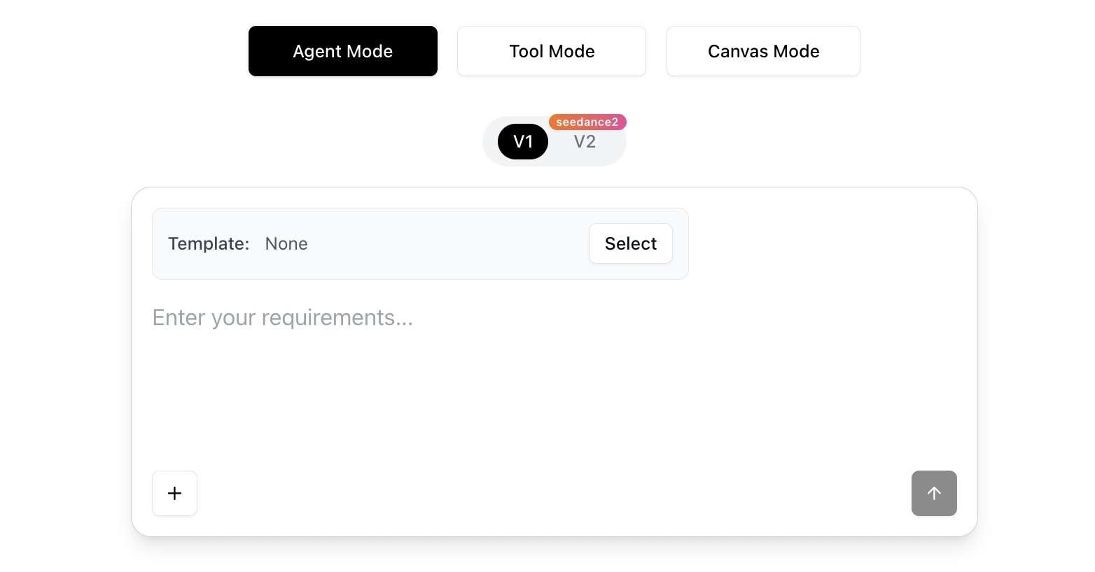 select a sjinn ai creation mode