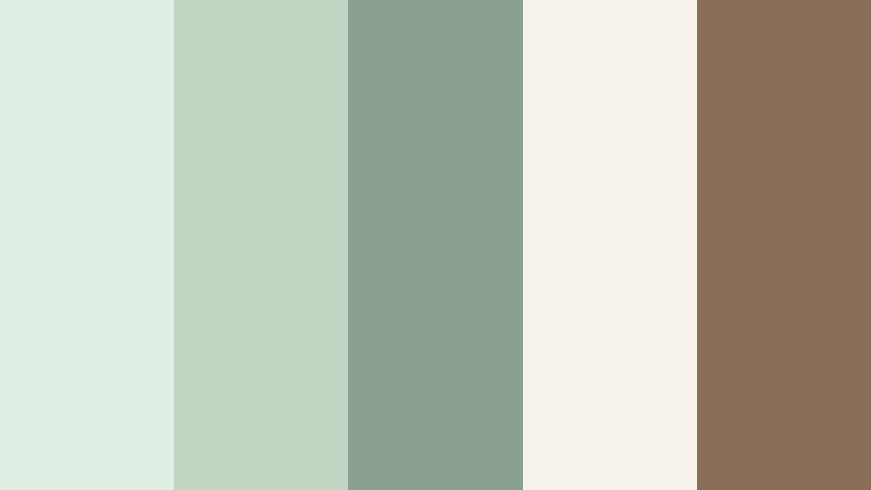 sketchbook afternoon pale eucalyptus color palette with hex codes