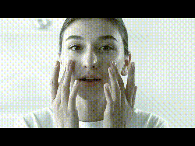 retro vhs skincare filter