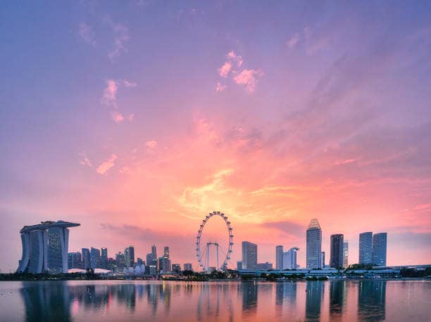 marina bay reflective sky effect in filmora