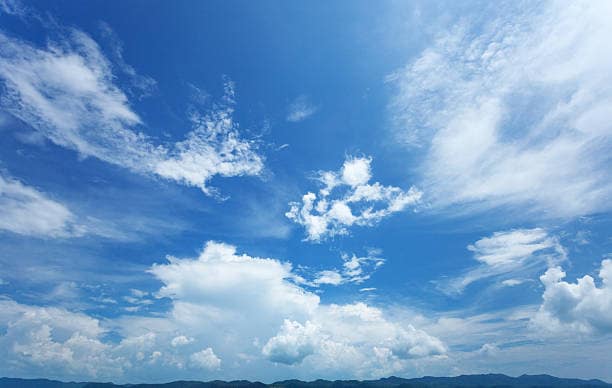 azure sky filter for ocean or mountain view