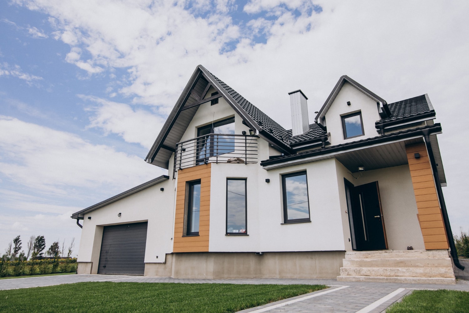 sky replacement in real estate videos