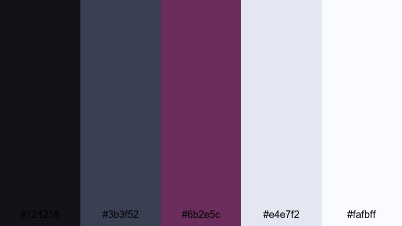 slate and plum grid purple plum color palette with hex codes