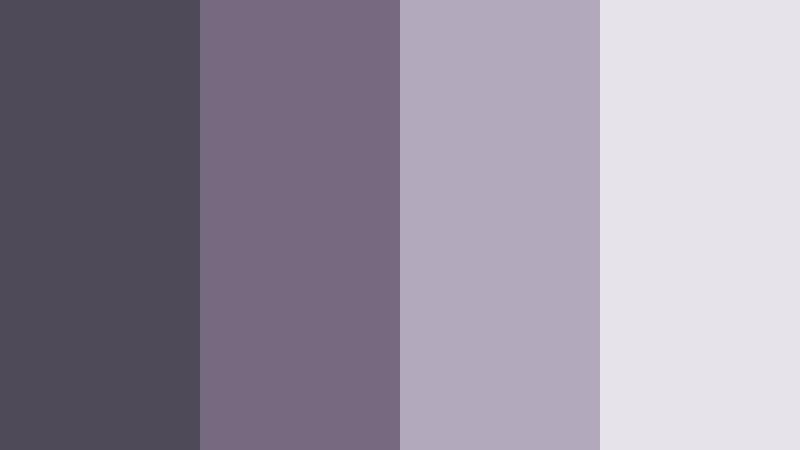 slate and violet grid smoky purple color palette with hex codes