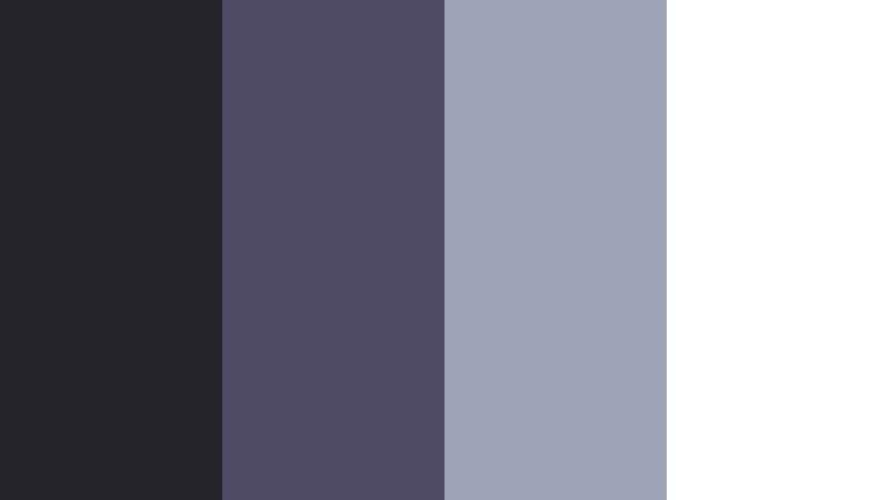 slate and violet serif stormy violet color palette with hex codes