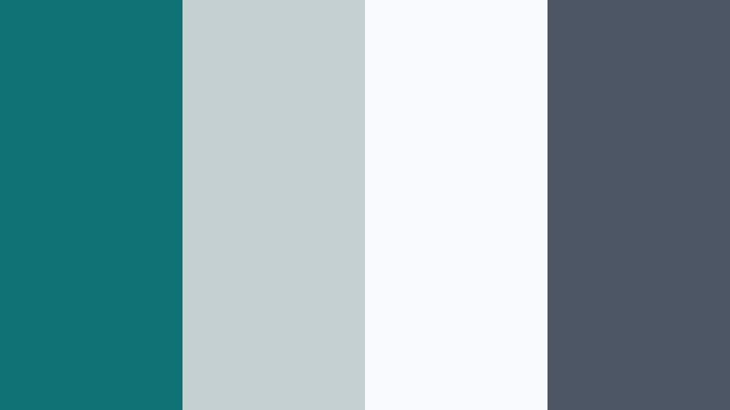 slate pier reflections wave teal color palette with hex codes
