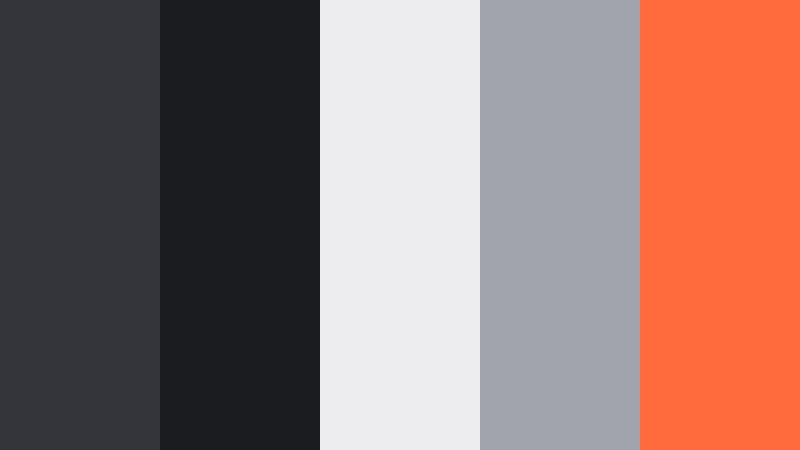slate studio grid deep frame gray color palette with hex codes