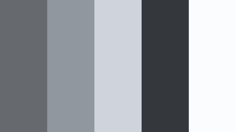 slate workspace focus meteor gray color palette with hex codes