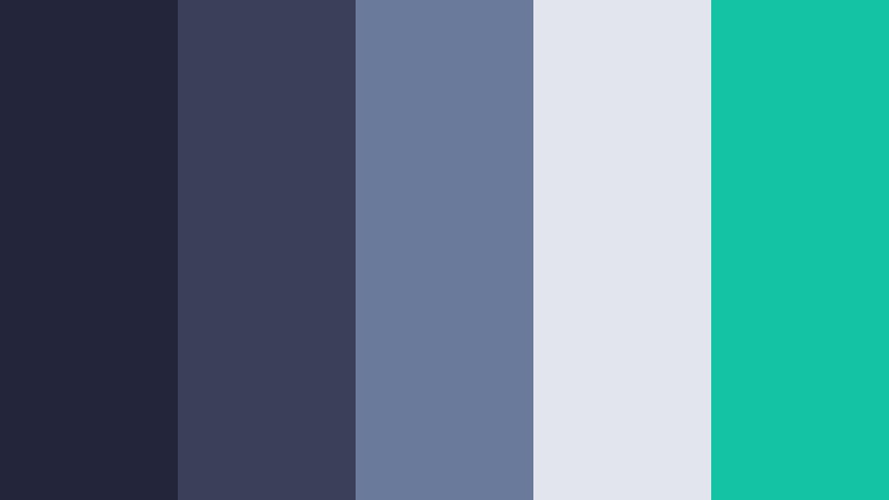 sleek indigo interface stormy indigo color palette with hex codes