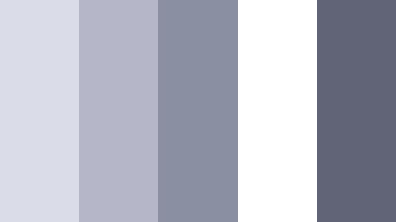 sleek studio lilac cool lavender gray color palette with hex codes