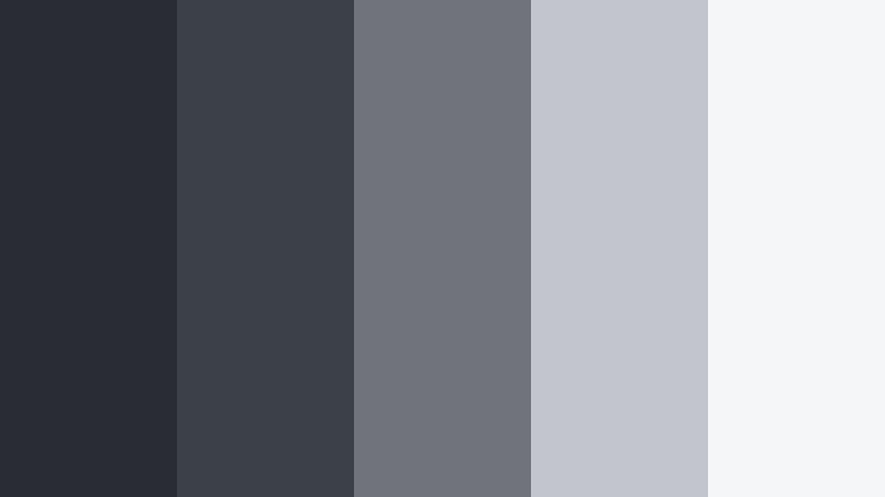 sleek studio monochrome stormy graphite color palette with hex codes