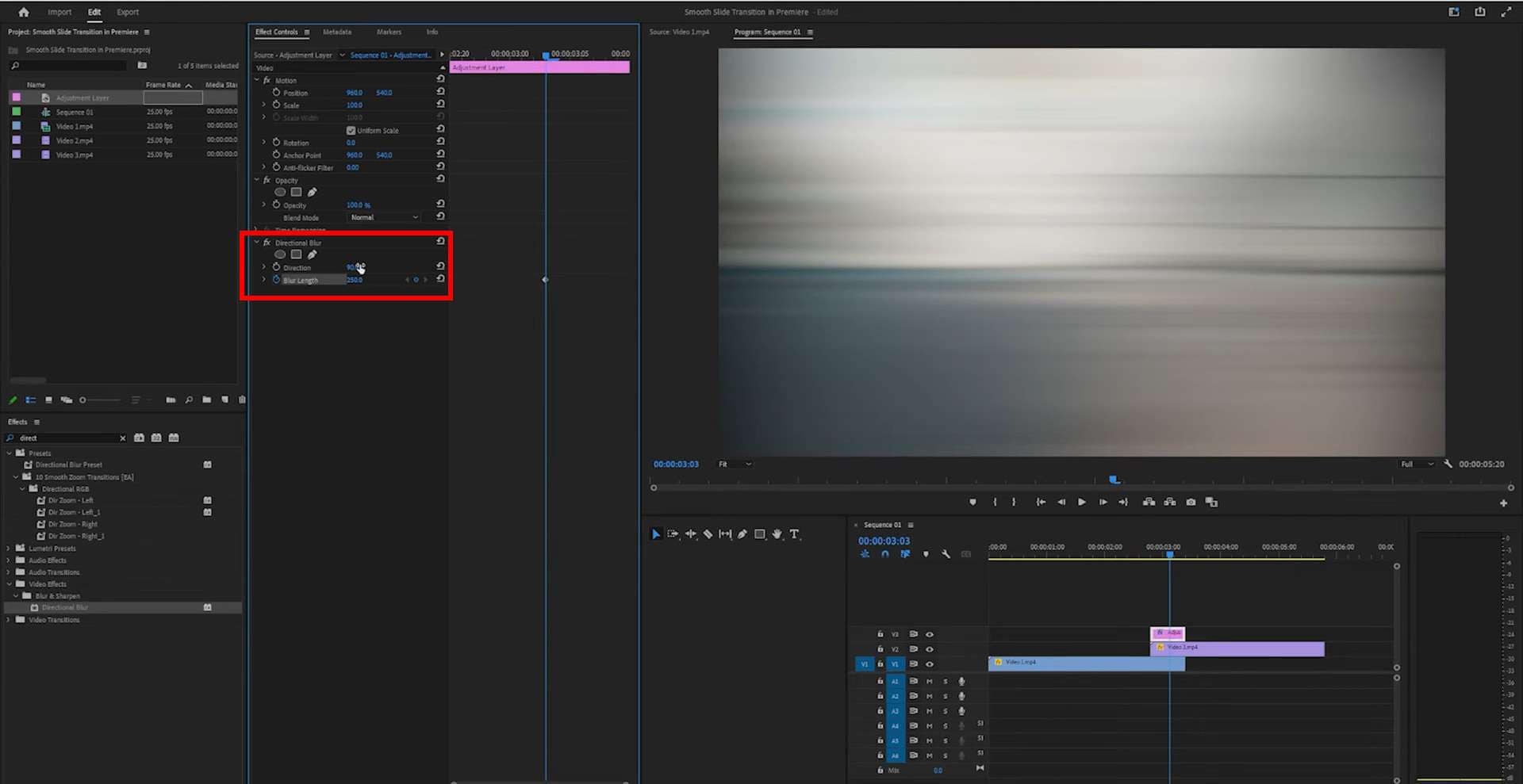 customize the effect in premiere pro