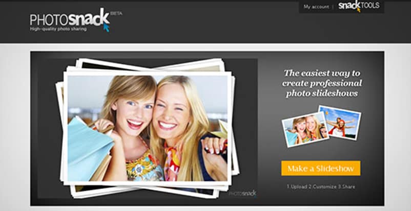 Photosnack 幫助你創建照片幻燈片