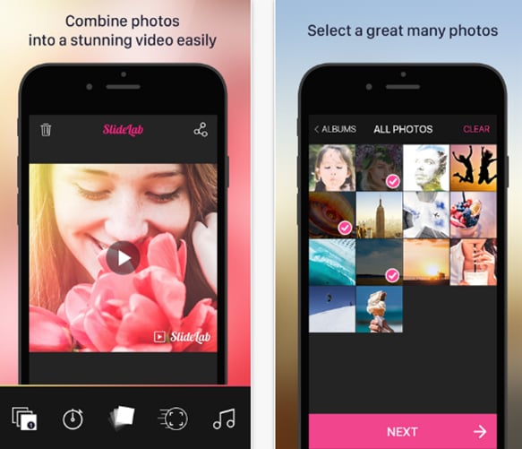SlideLab 是適用於 iOS 的照片幻燈片製作工具