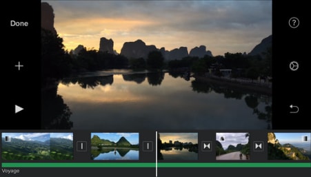 iMovie 幻燈片應用程式
