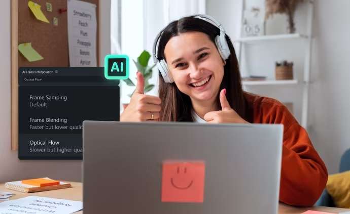 filmora ai interpolation feature