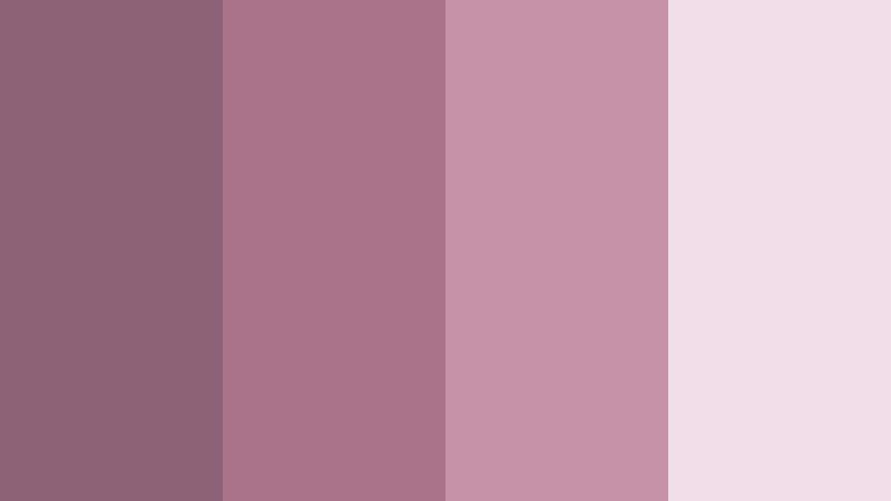 smoked mauve monochrome dusky mauve color palette with hex codes