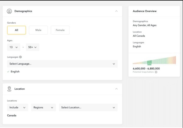 Snapchat Ad Demographics