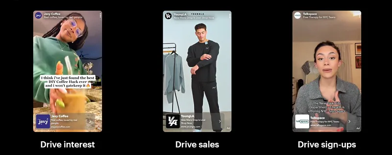 snapchat ad videos format