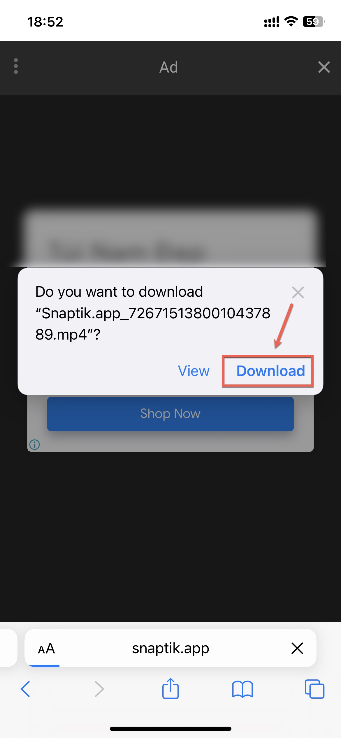 snaptik download