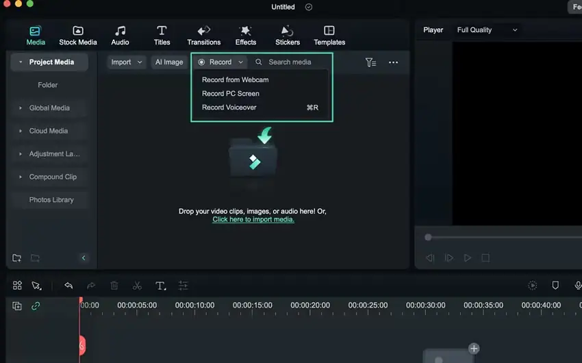 logiciel de capture d'écran vidéo pour Mac