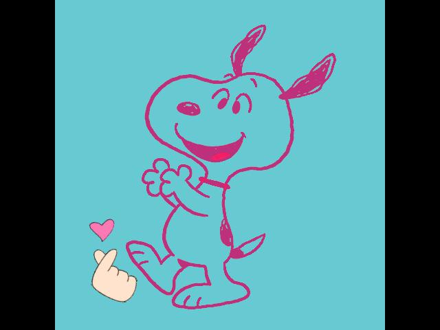 final cute Snoopy PFP created with Filmora customization tools