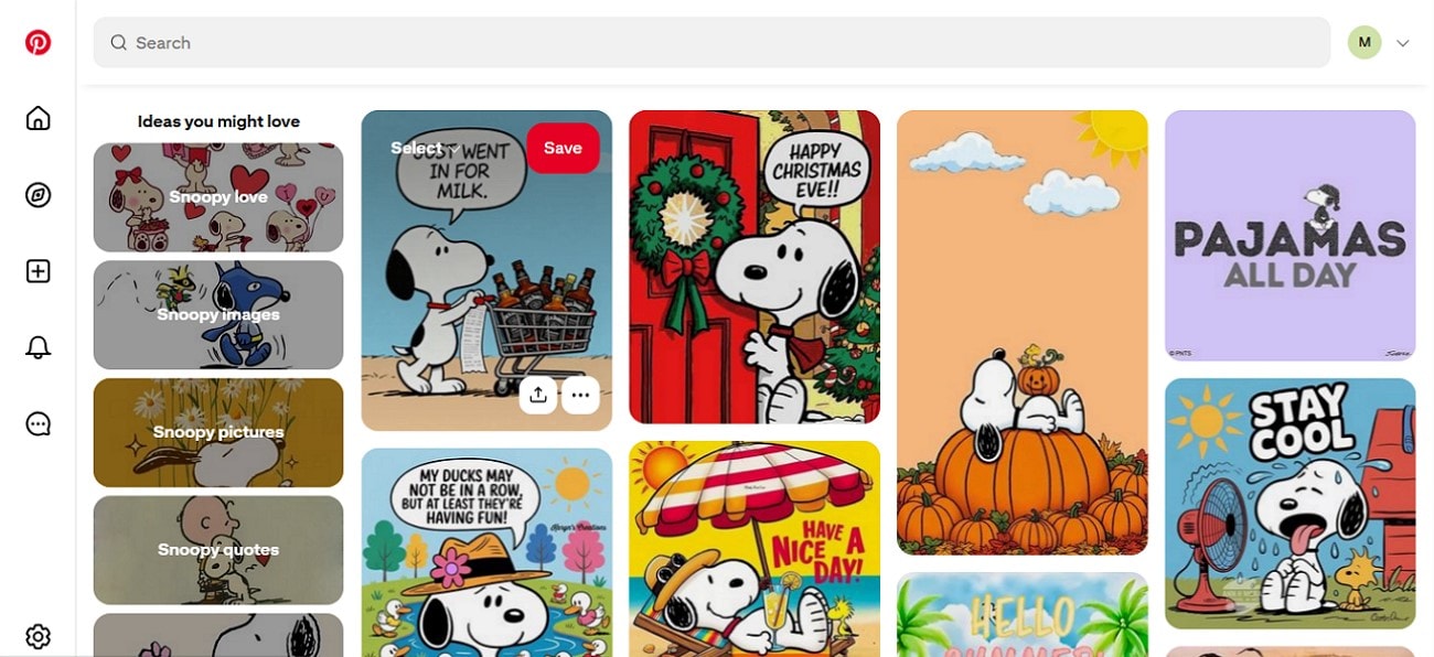 using Pinterest and Reddit to discover Snoopy matching PFP ideas