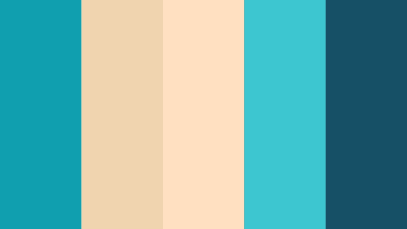 snorkel reef adventure turquoise and sandy beige resort color color palette with hex codes