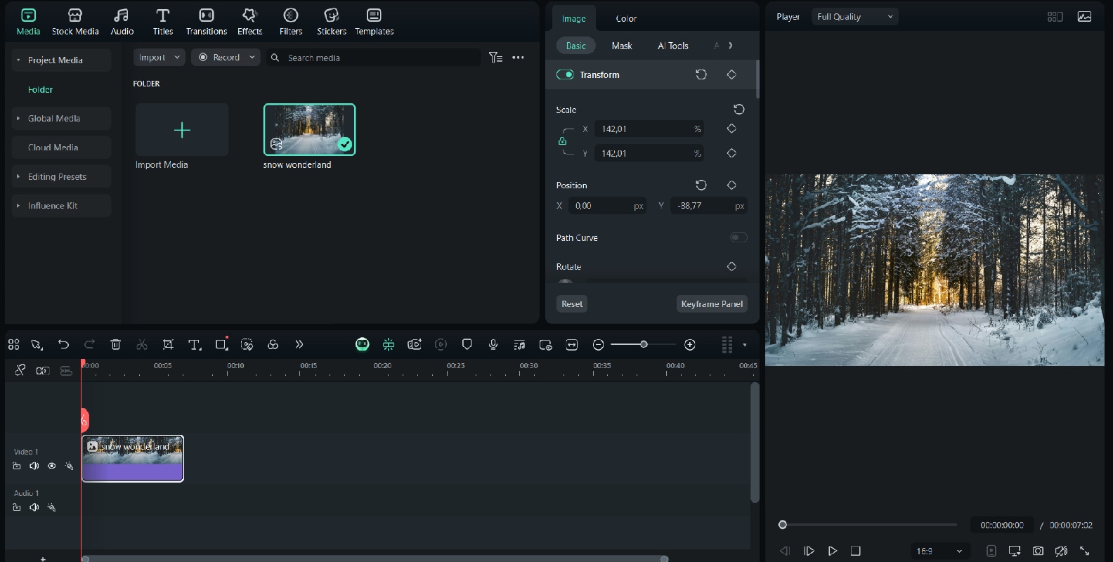 import clips to filmora
