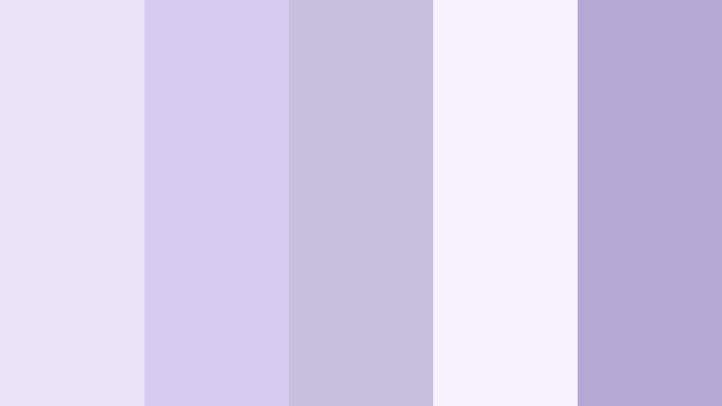 snowkissed lilac morning frosted lavender color palette with hex codes