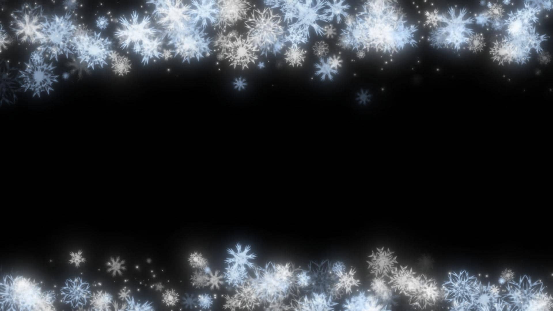 snowy christmas overlay