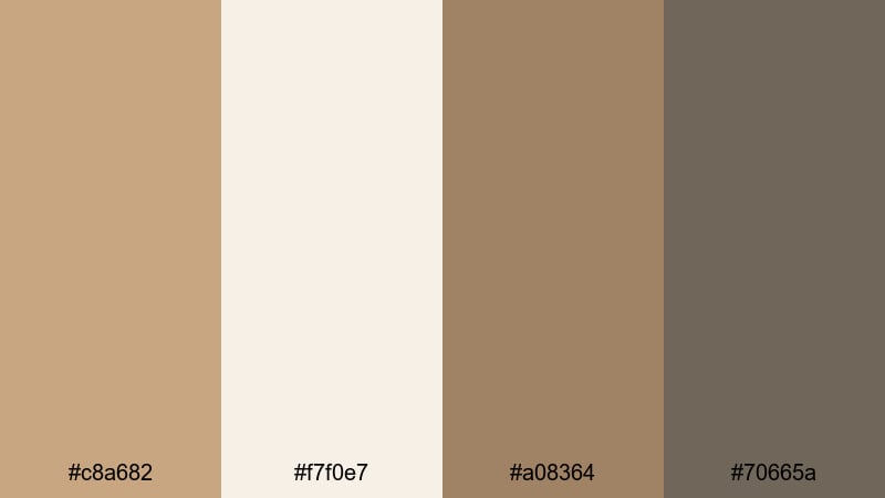 soft camel ui neutrals camel color palette with hex codes