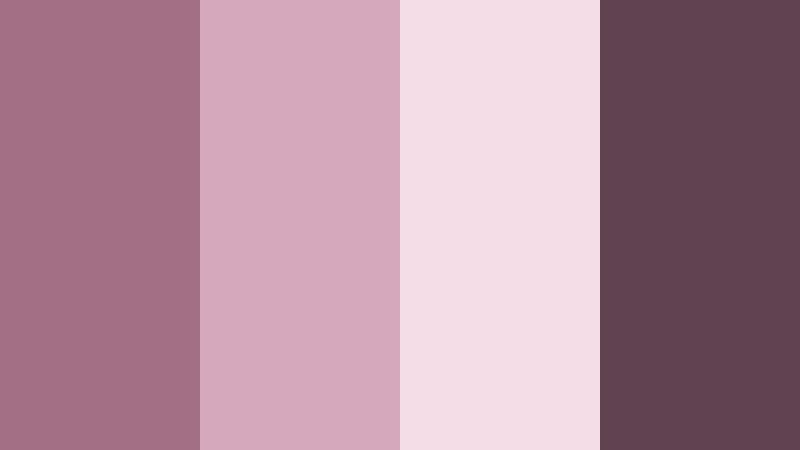 soft candlelit mauve dusky mauve color palette with hex codes
