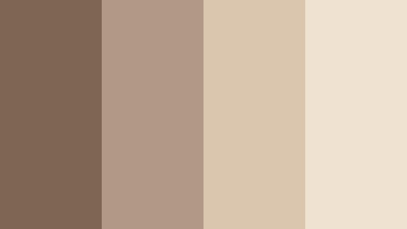 soft cashmere latte latte brown color palette with hex codes