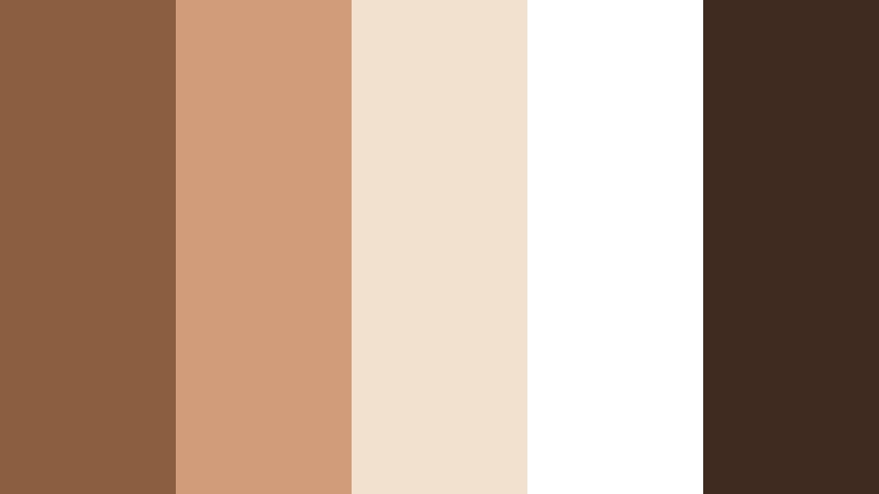 soft clay interface warm clay brown color palette with hex codes