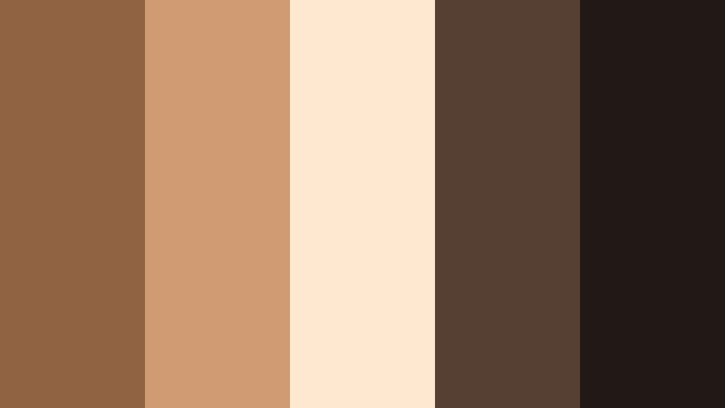 soft clay studio earthy bronze color palette with hex codes