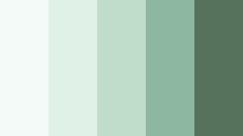 soft cloud herb garden mint sage color palette with hex codes