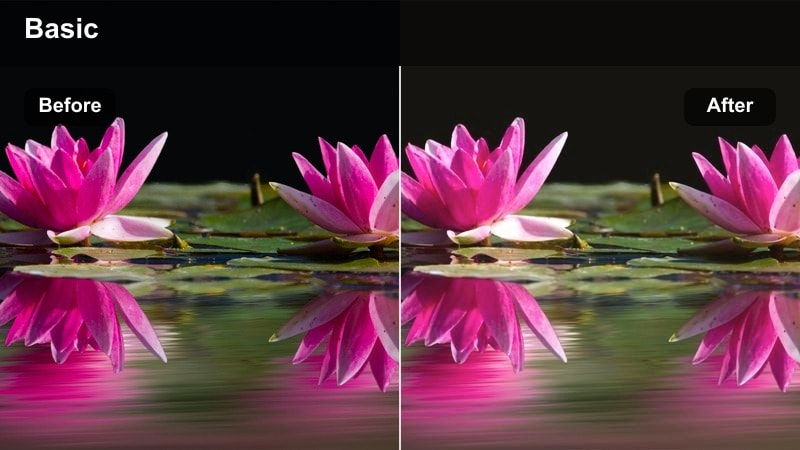 Video frame of a character walking through a quiet street at sunrise with a soft warm glow.