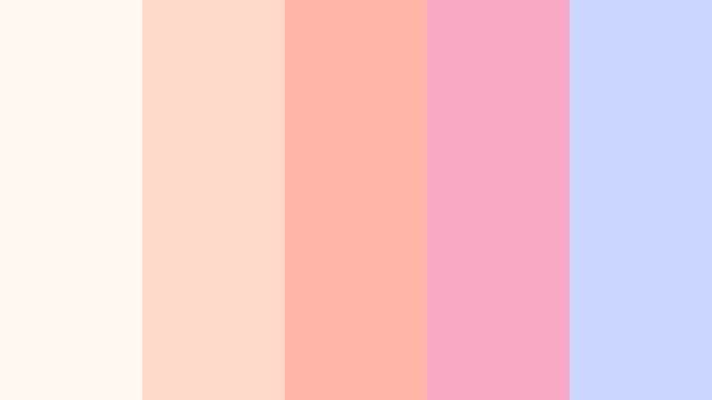 soft focus sunrise vlog color color palette with hex codes