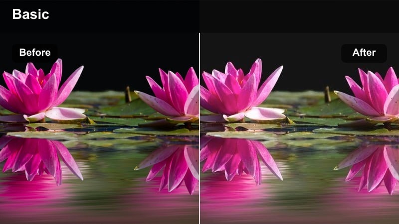 Night city street with glowing streetlights and soft, faded highlights.