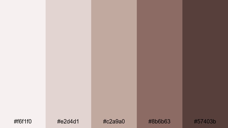 soft incense haze zen color palette with hex codes