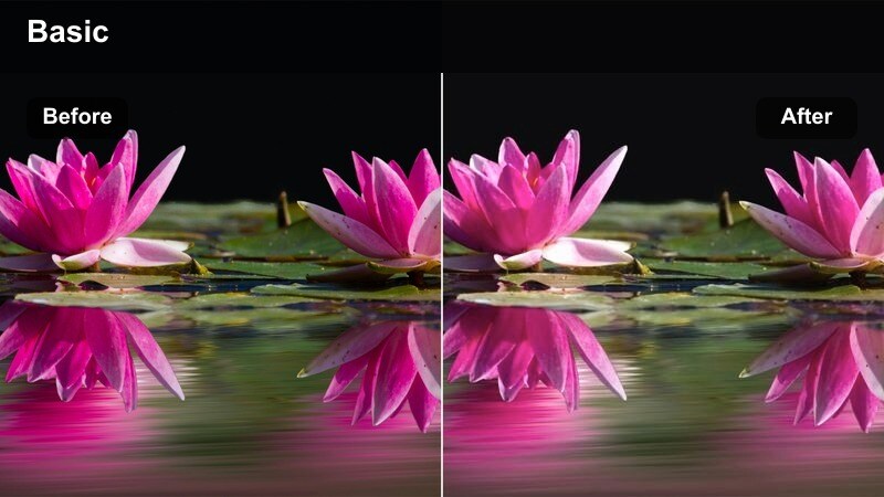 Model posing in a studio fashion editorial with soft, glowing highlights and smooth skin tones.